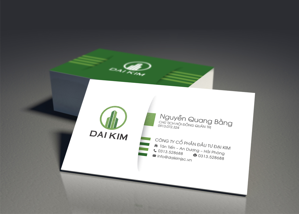 Đại Kim - Thiết kế logo và hệ thống nhận diện công ty nhập khẩu và phân phối thép Đại Kim